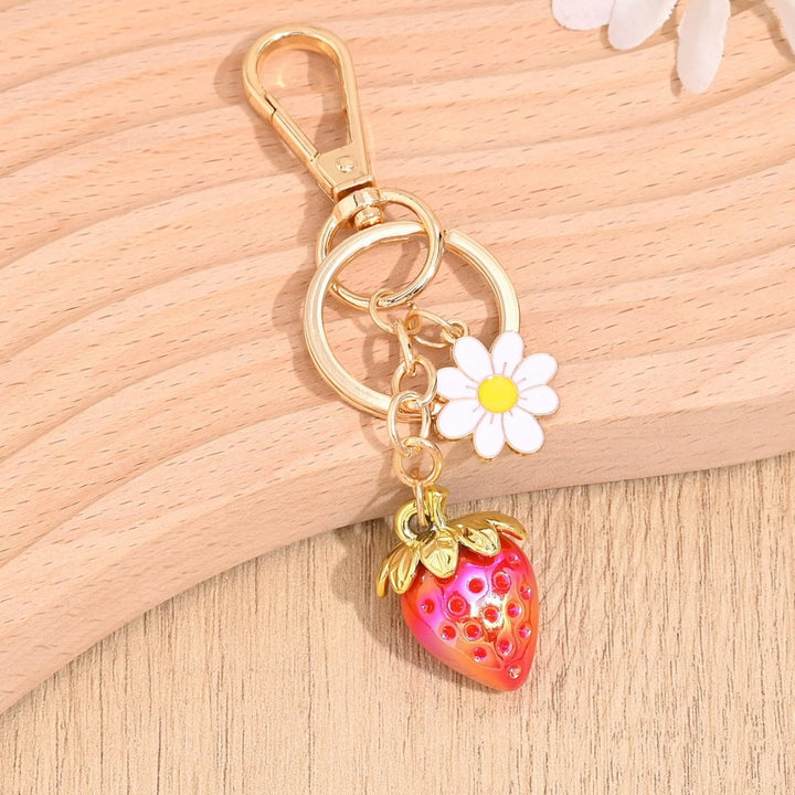 Keychain with Fruity Strawberry Design Kalsten