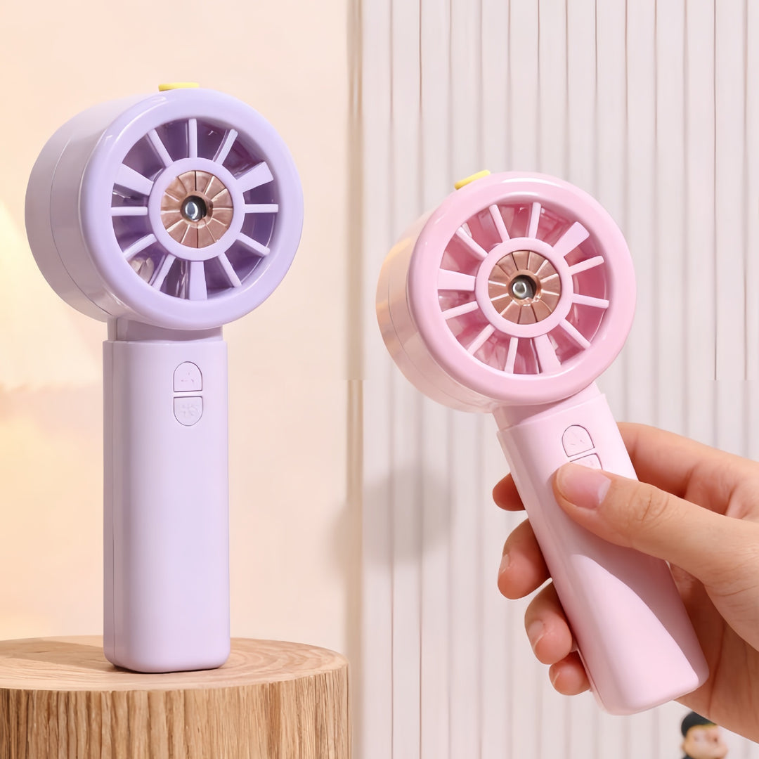 Women's Portable Mini Hand Fan with Spray Function Kalsten