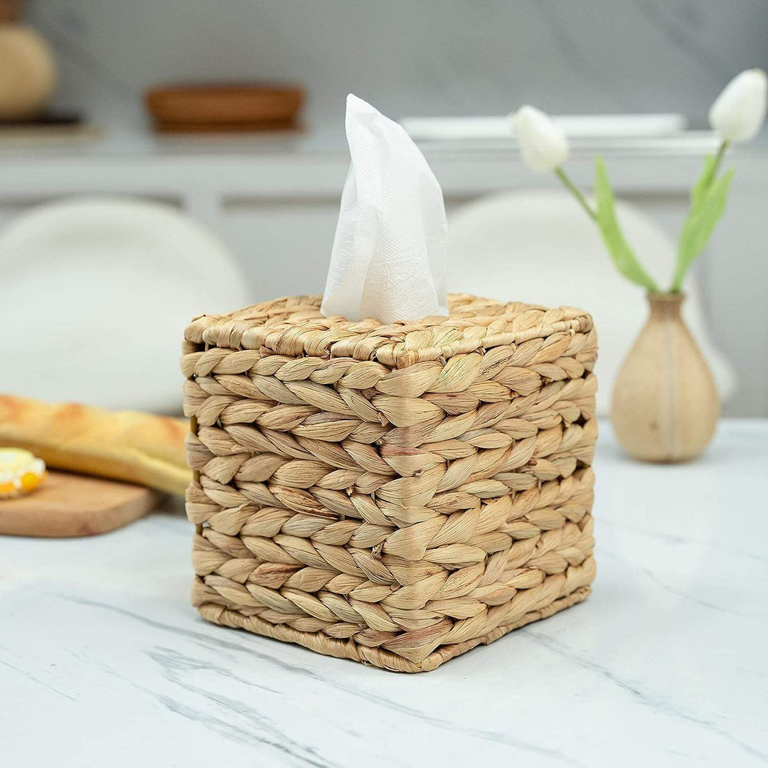 Natural Fiber Tissue Box Holder Kalsten