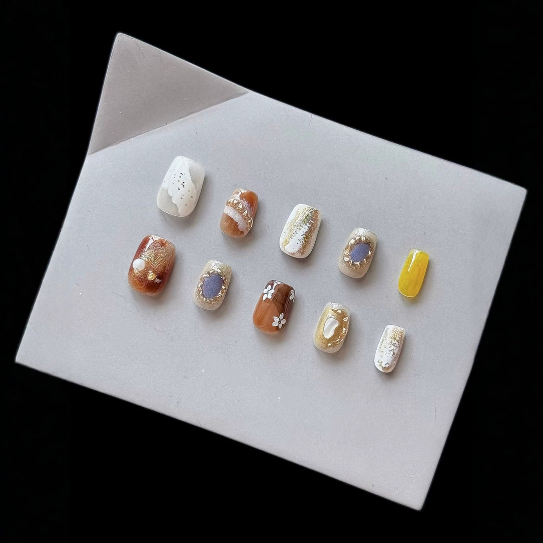 Artistic Decorative Press-On Nail Kit
