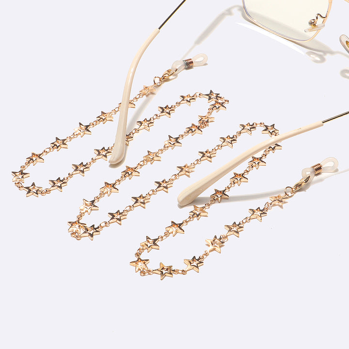 Star-Decorated Eyewear Chain Kalsten