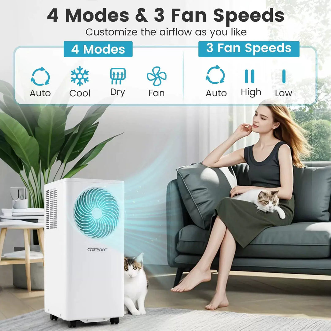 Unisex one size portable air conditioning tower with remote control digital thermostat dehumidifier Kalsten