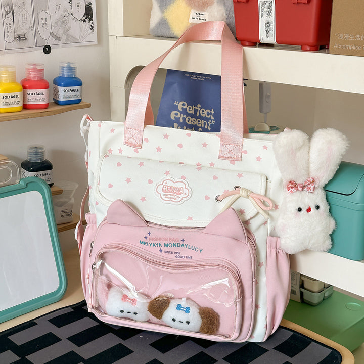Stylish Water-Resistant Star-Patterned Backpack Kalsten