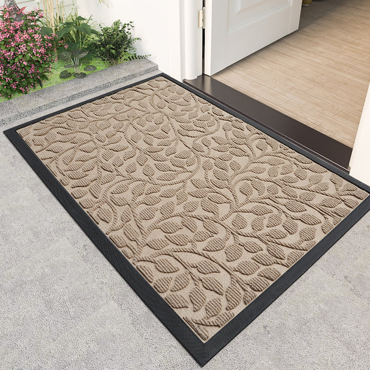 Elegant Floral Design Door Mat Kalsten