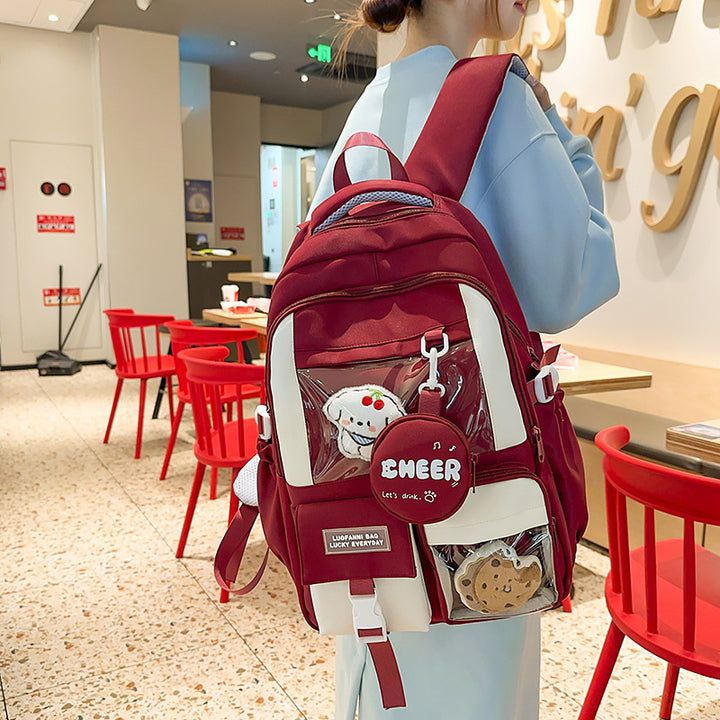 Whimsical Cartoon Graphic Backpack