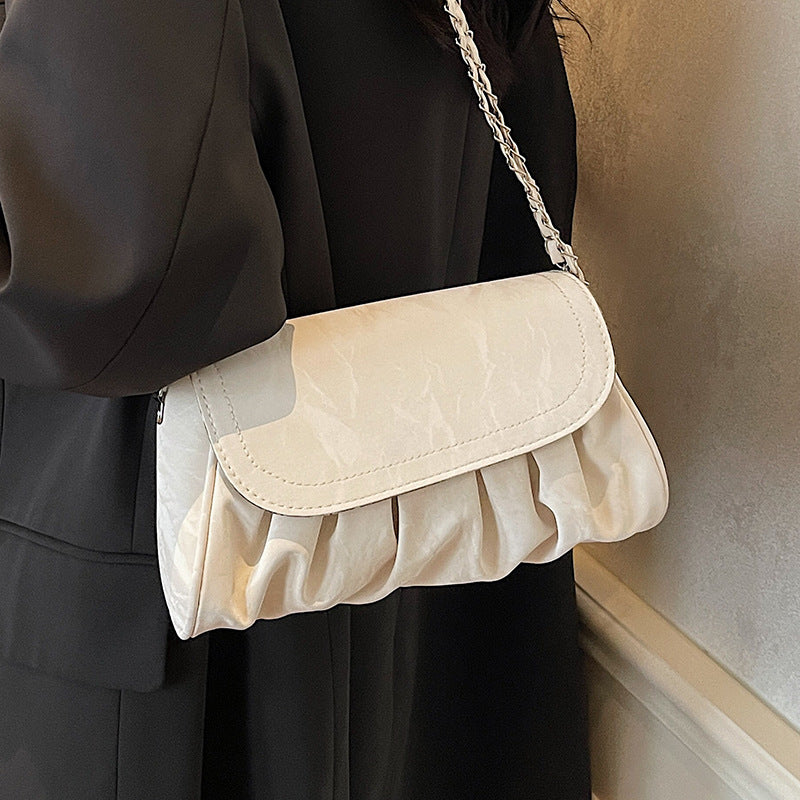 Ruffled Evening Handbag