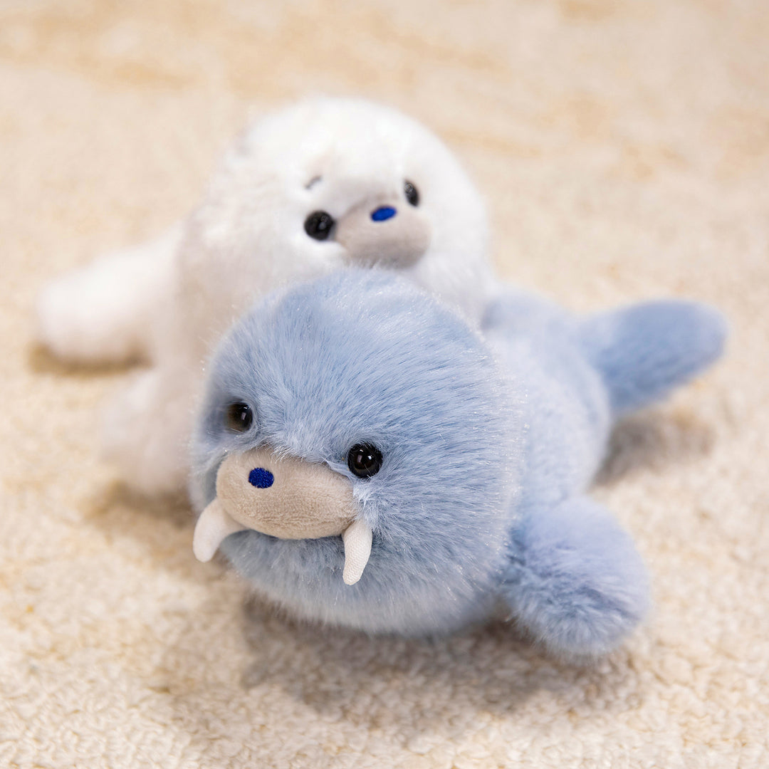 Plush Orca Whale Soft Toy with Ultra-Soft Faux Fur and Curved Huggable Body Kalsten