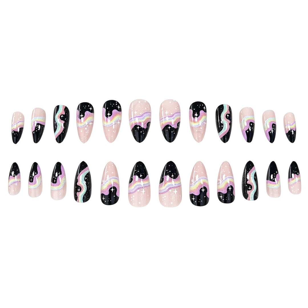 Cosmic Gradient Nail Art Enhancements Kalsten