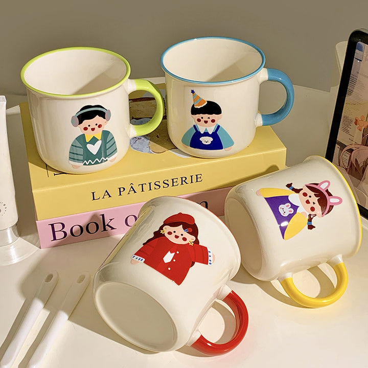 Ceramic mug with cute children's design Kalsten