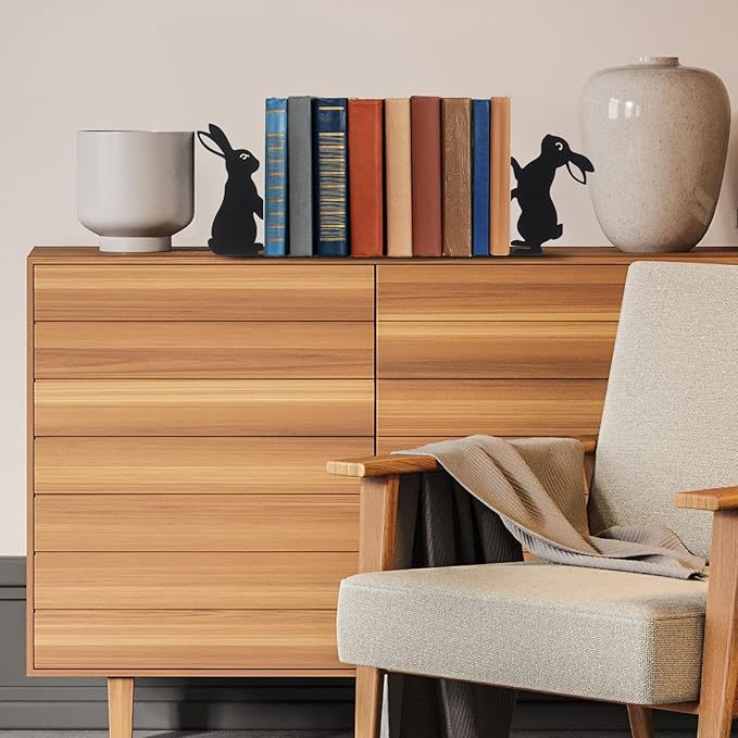 Decorative Rabbit Bookends