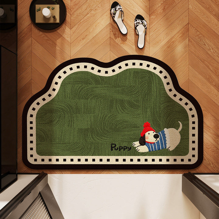 Cute Pet-Themed Bath Mat Kalsten