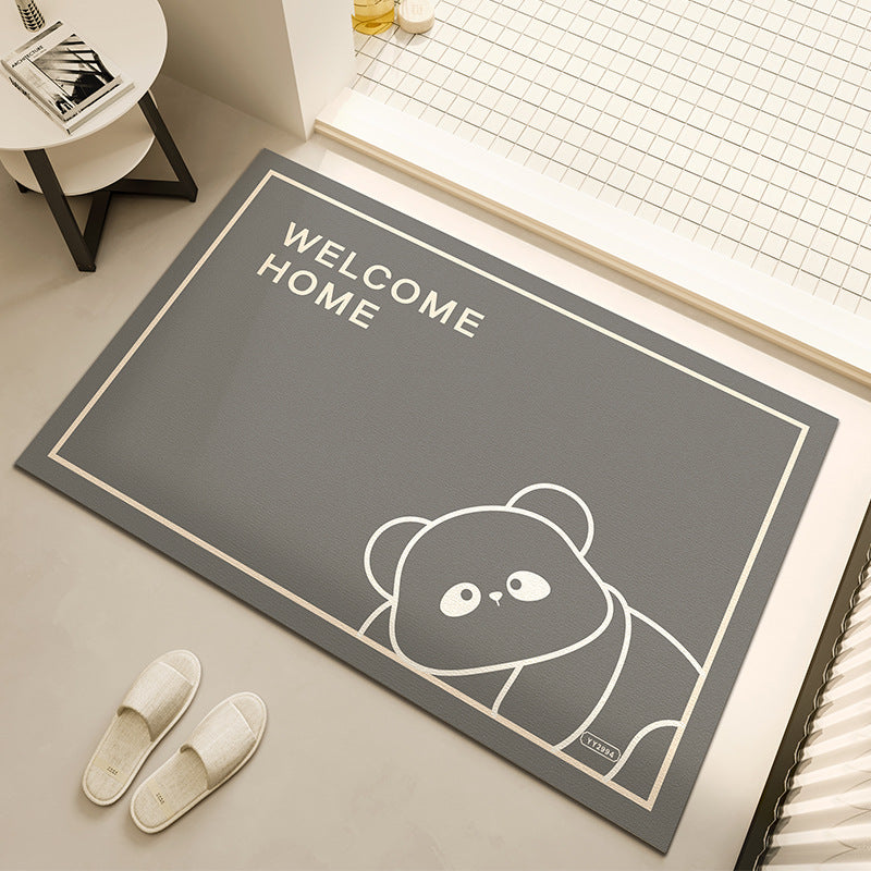 Fun Family-Themed Indoor Floor Mat