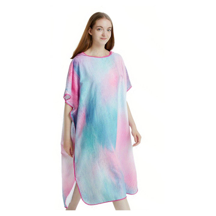 Women colorful bath tunnel with hood Kalsten