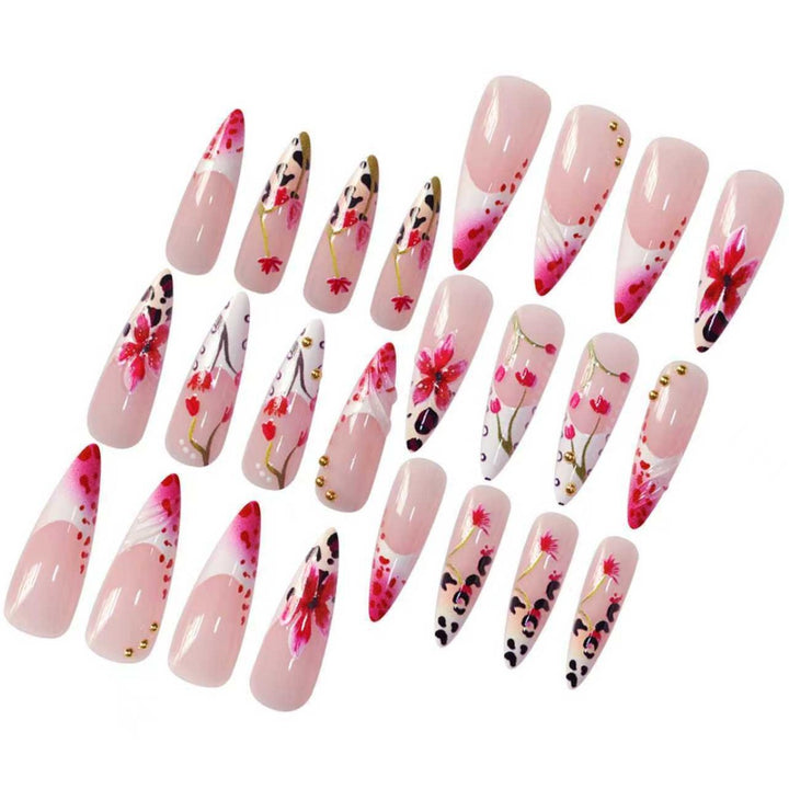 Floral Art Nail Enhancements Kalsten