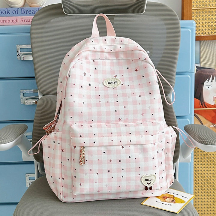 Stylish Checkered Mini Backpack Kalsten