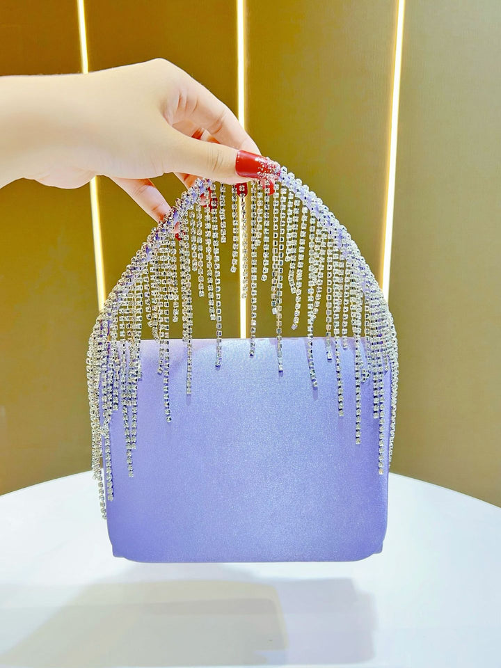 Crystal-Embellished Glam Clutch