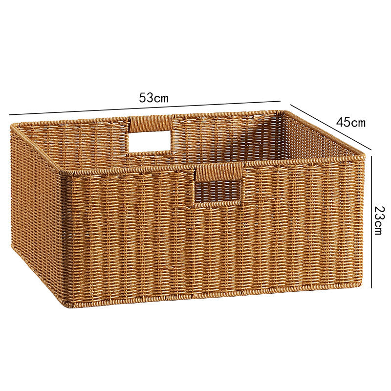 Woven Storage Bin with Ergonomic Handles Kalsten