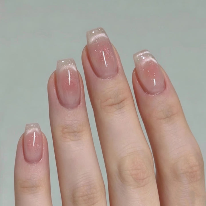Premium French Tip Press-On Nail Design Kalsten
