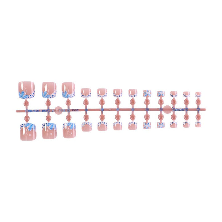 Creative nail set with elegant floral ornaments Kalsten