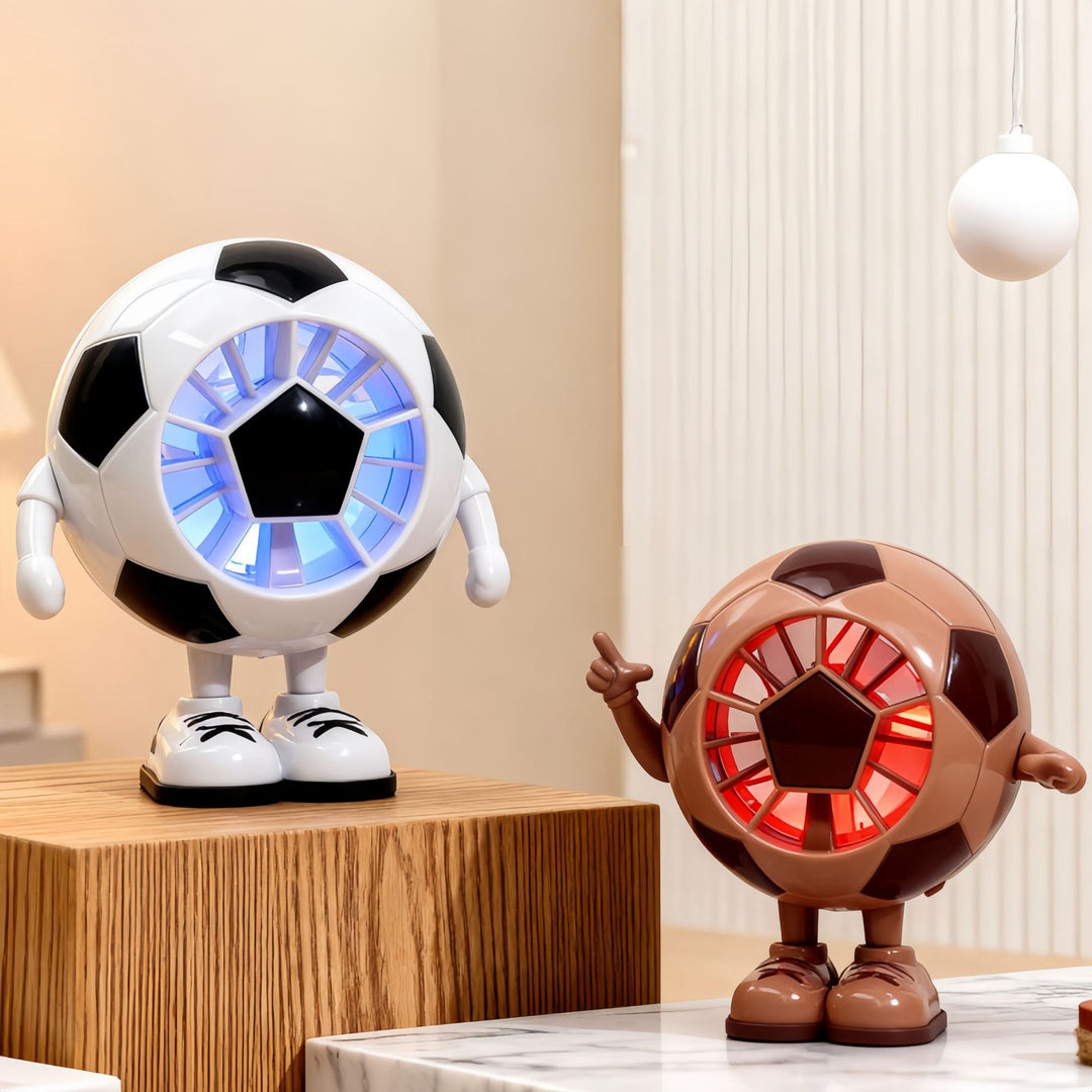 Ladies portable USB mini fan in creative soccer design Kalsten
