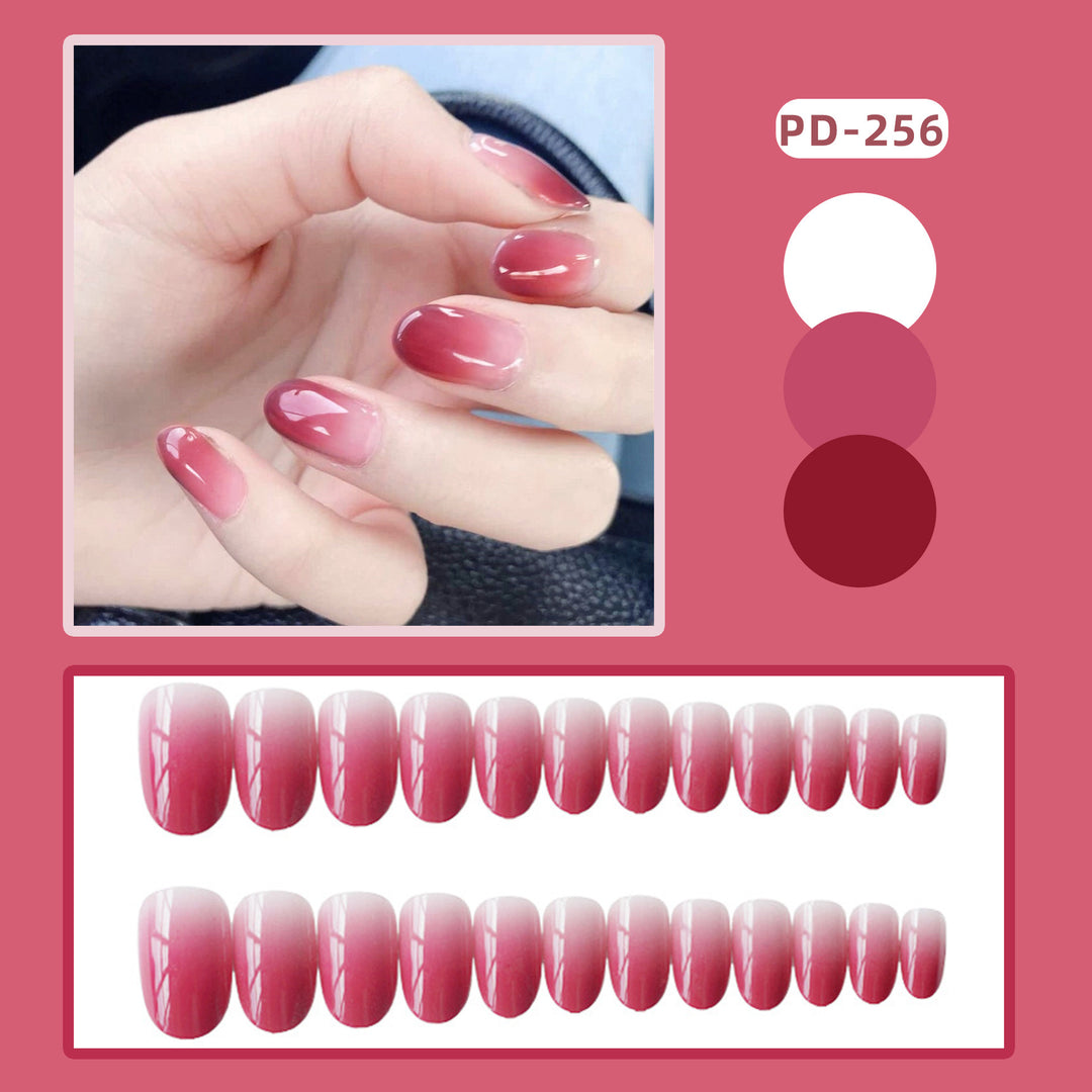 Ombre Glossy Press-On Nails Kalsten