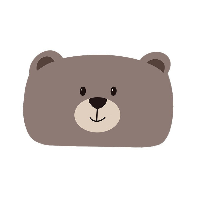 Playful Cat-Shaped Bath Mat