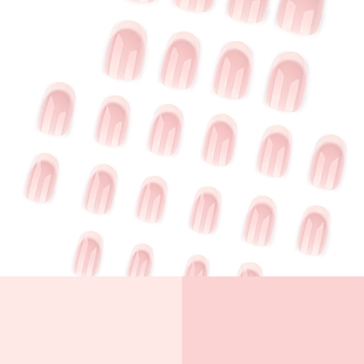 Elegant stiletto nails with classic French tip Kalsten