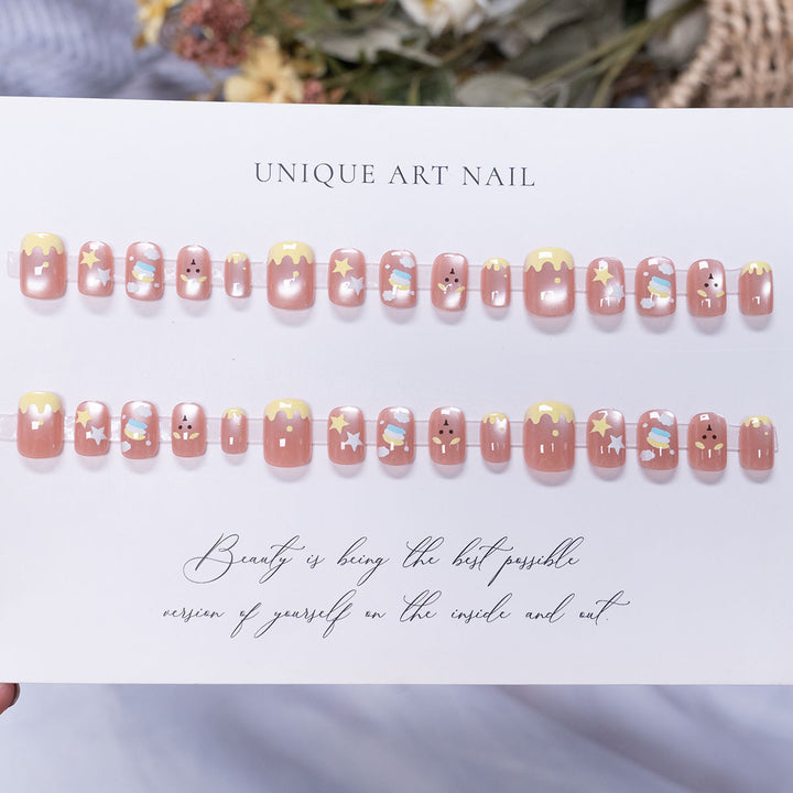 Themed Press-On Nail Art Set