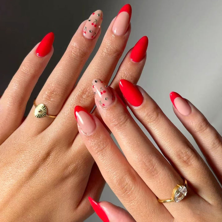 Designer Press-On Nail Art Set