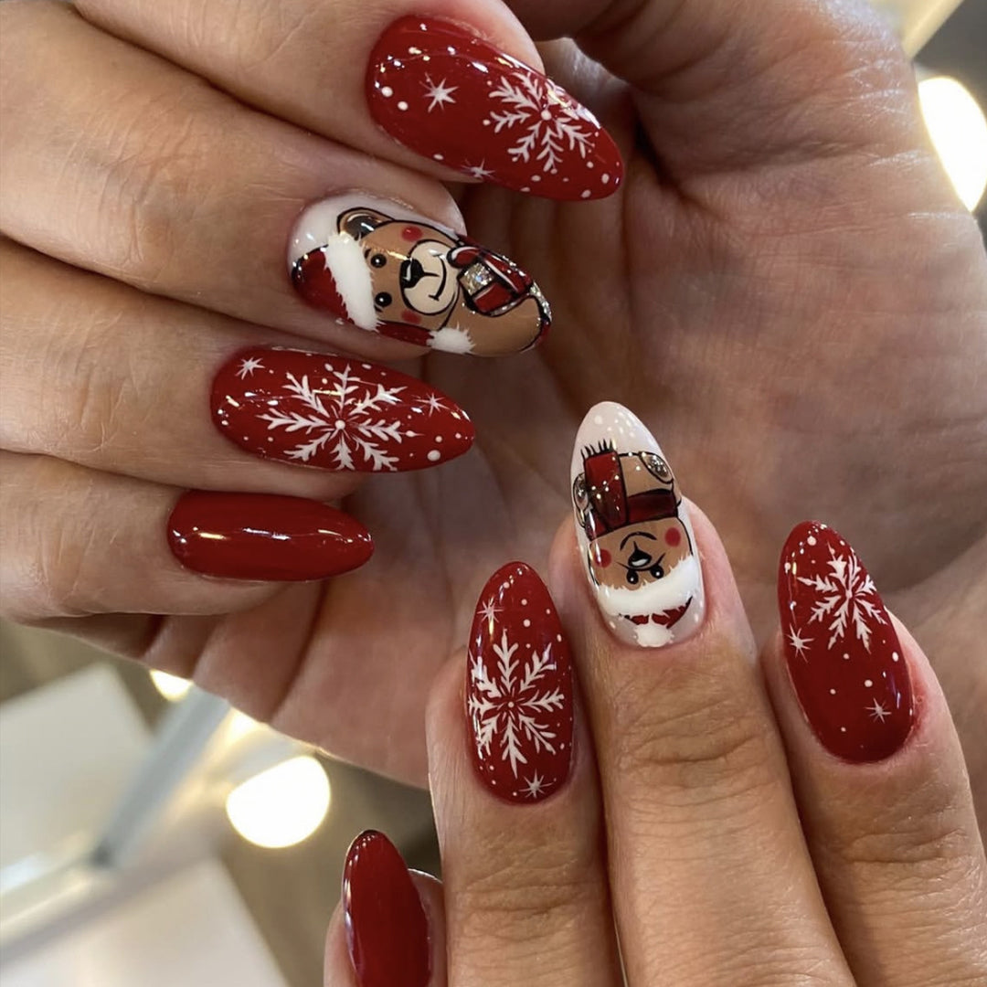 Artistic Holiday-Themed Nail Art Extensions Kalsten