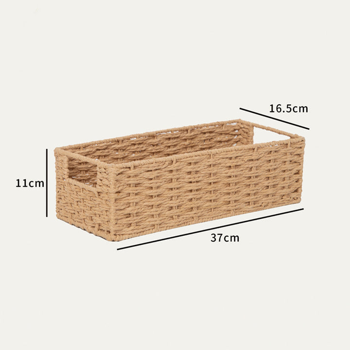 Rectangular Woven Storage Basket Kalsten