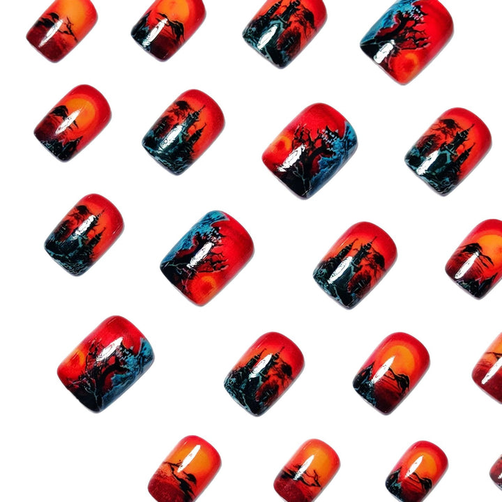 Artistic Halloween Nail Art Kalsten