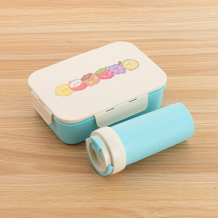 Cute Illustrated Lunch Box Set