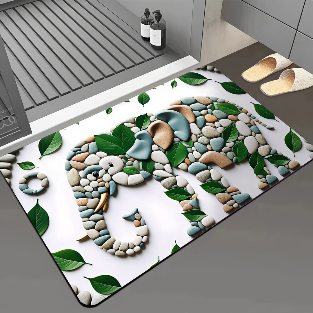 Dragonfly-Themed Bath Mat Kalsten