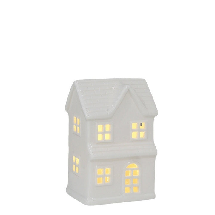 Ceramic House-Shaped Tea Light Holder Kalsten