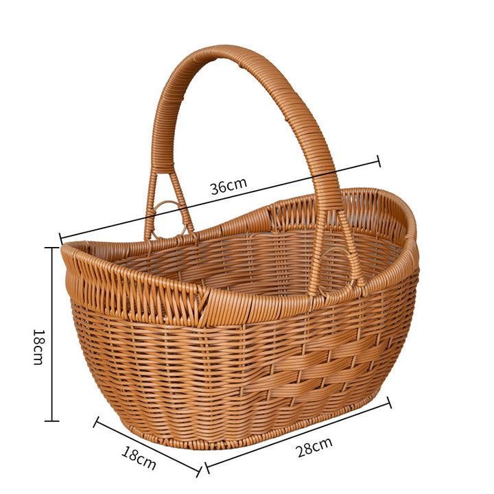 Handwoven Decorative Picnic Basket Kalsten
