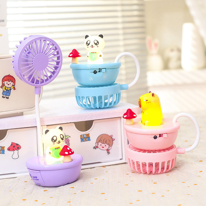 Women's USB Table Fan with LED Design Kalsten