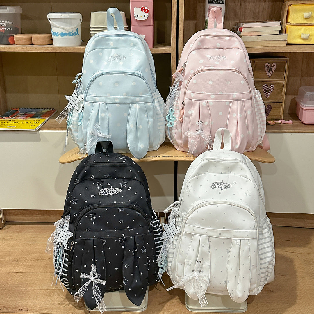 Charming Bunny-Ear Design Backpack Kalsten