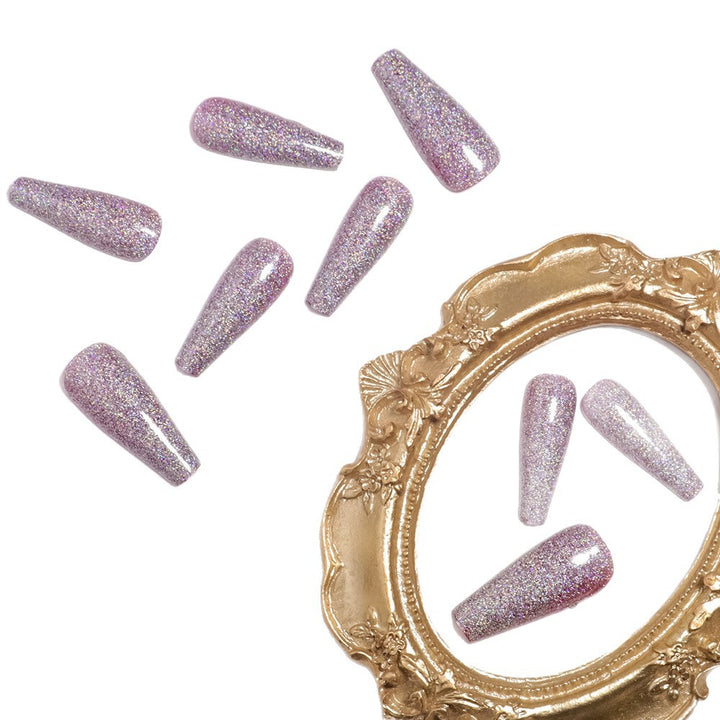 Glamorous Glittering Press-On Nail Tips Kalsten