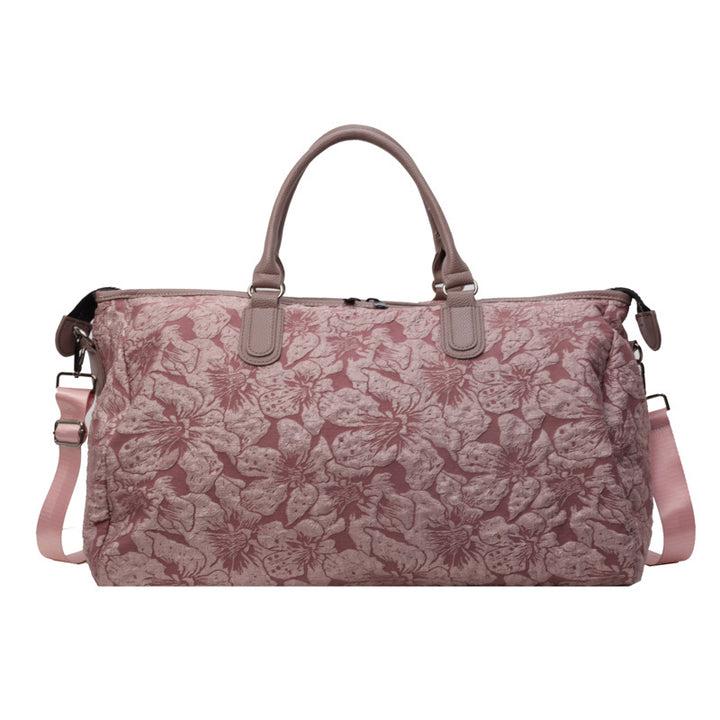 Stylish Floral Print Travel Duffel Bag Kalsten