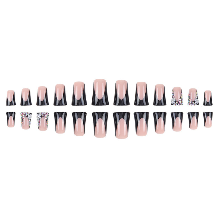 Stiletto Glitter-Embellished Press-On Nails Kalsten