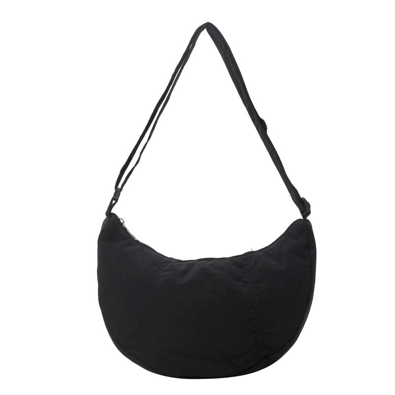 Soft Fabric Hobo Shoulder Bag