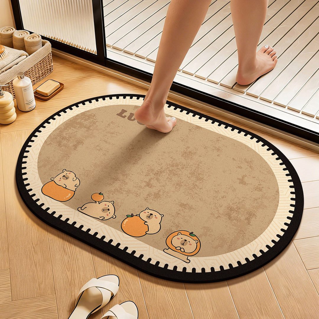 WoCute Cartoon Bath Mat Kalsten