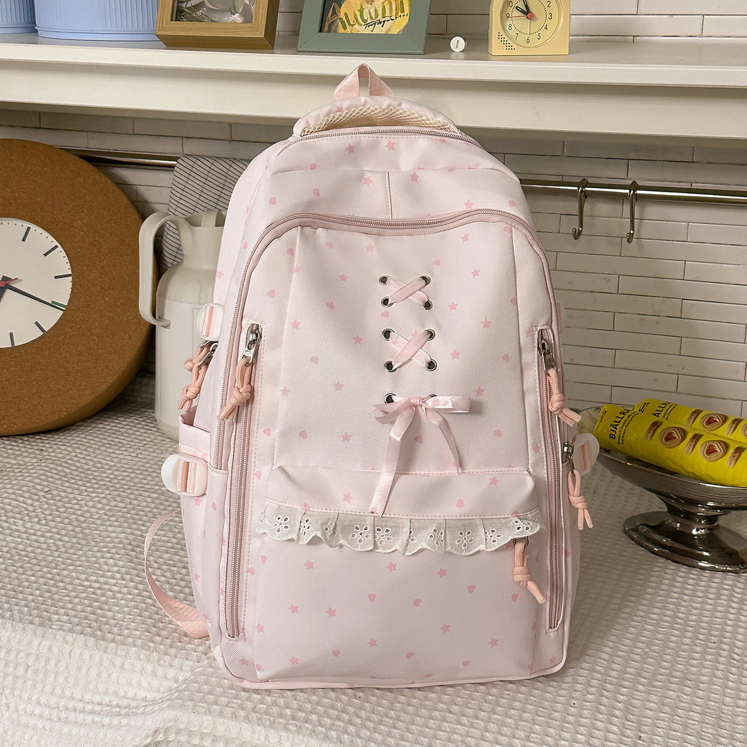 Decorative Star-Patterned Backpack Kalsten 1791205780