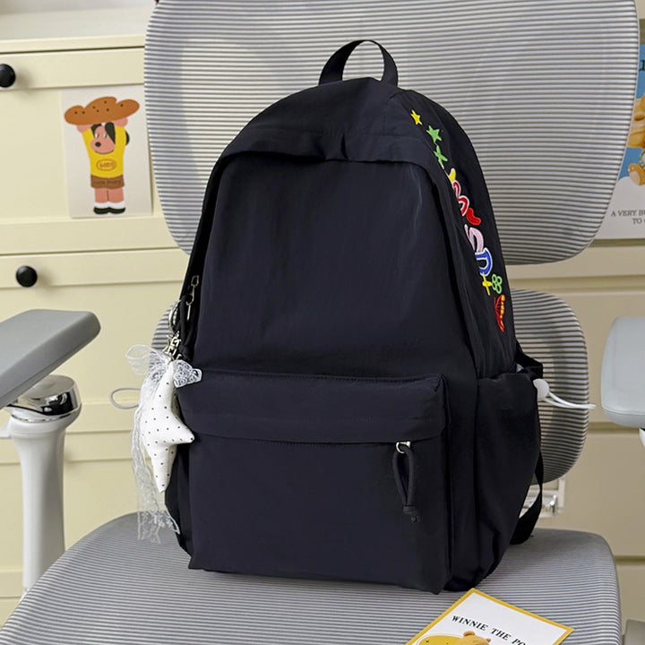 Decorative Character-Embellished Casual Backpack Kalsten