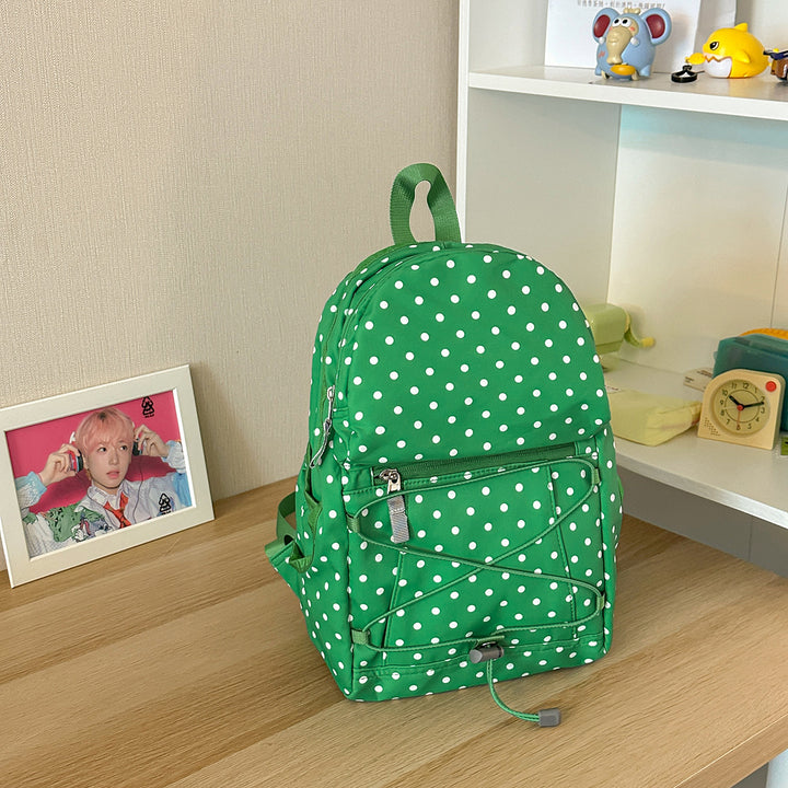 Stylish Polka Dot Backpack Kalsten