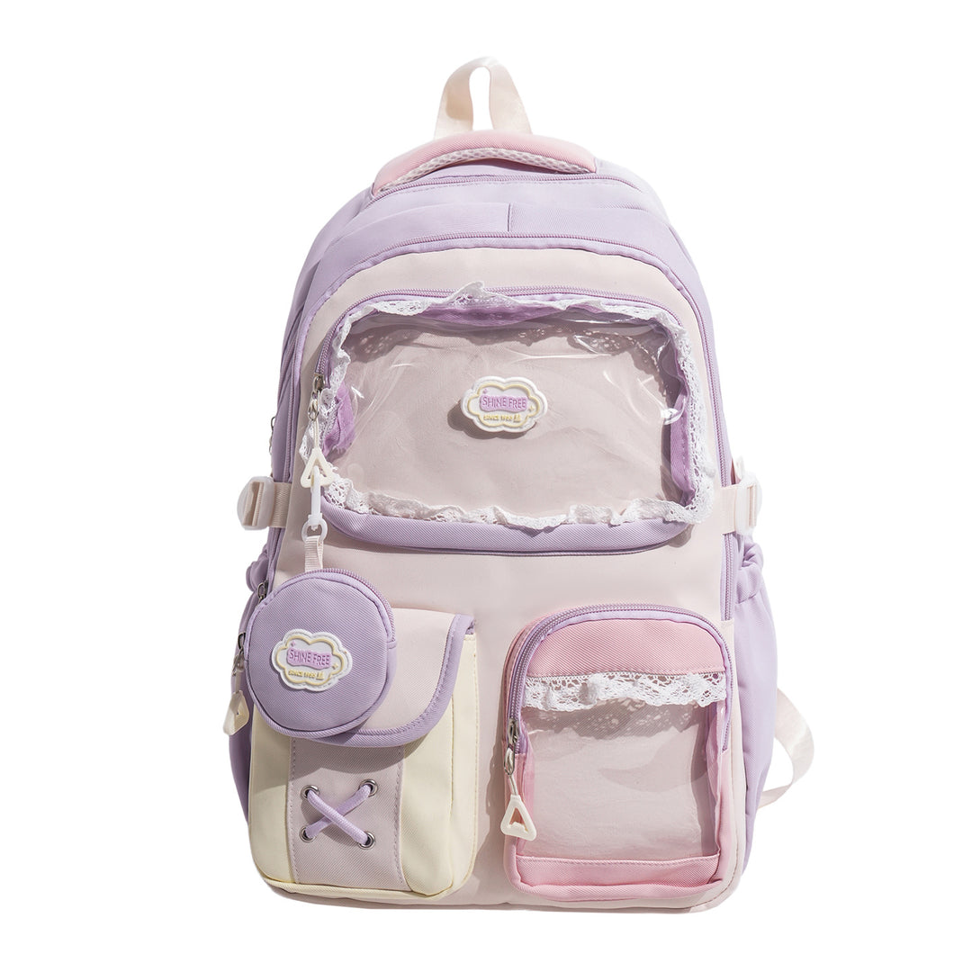 Cute Decorative Multi-Pocket Backpack Kalsten