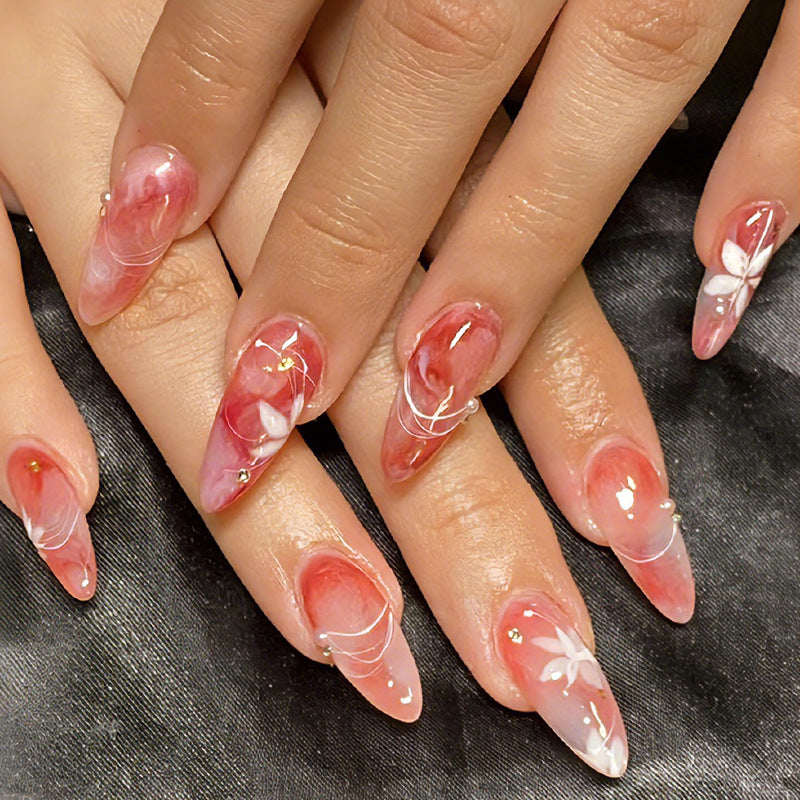 Floral Design Artistic Press-On Nail Set Kalsten