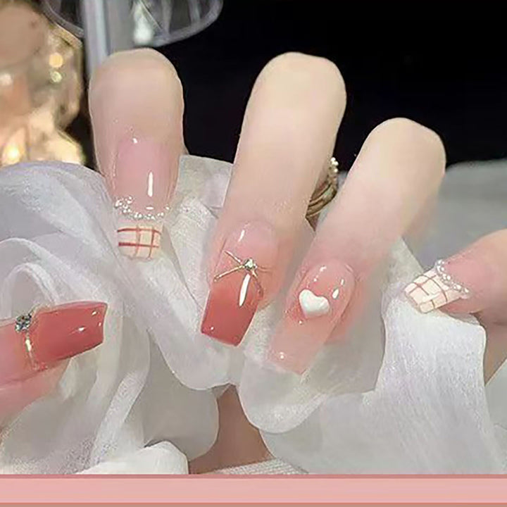 Artistic Decorative Press-On Nails