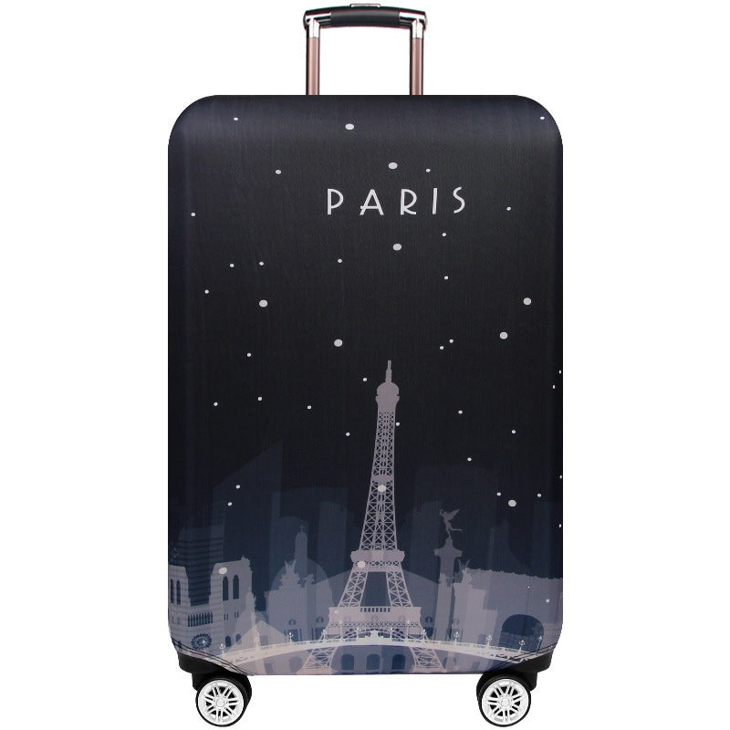 Ladies hard shell suitcase with elegant pattern print Kalsten